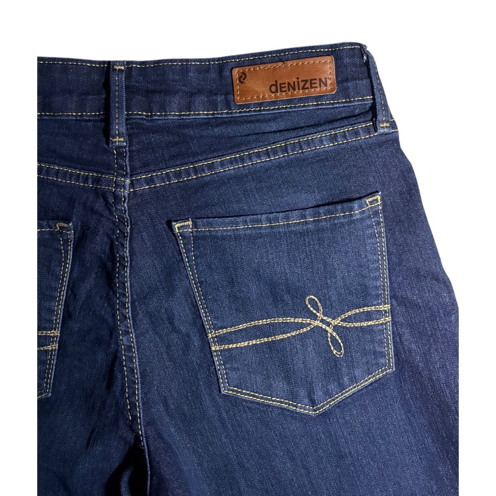 denizen from Levi's Bermuda Womens Indigo Denim Cuffed Shorts Size 2 - Picture 6 of 7